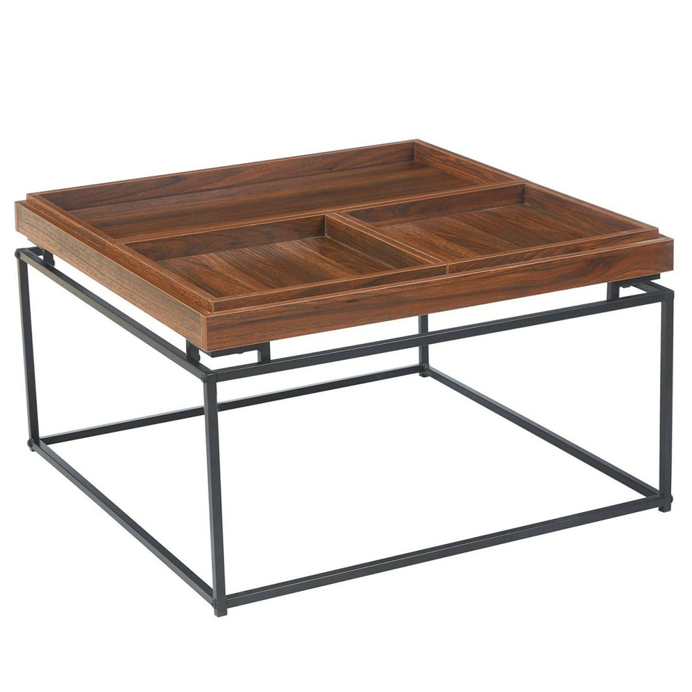 Table basse compartimentée 