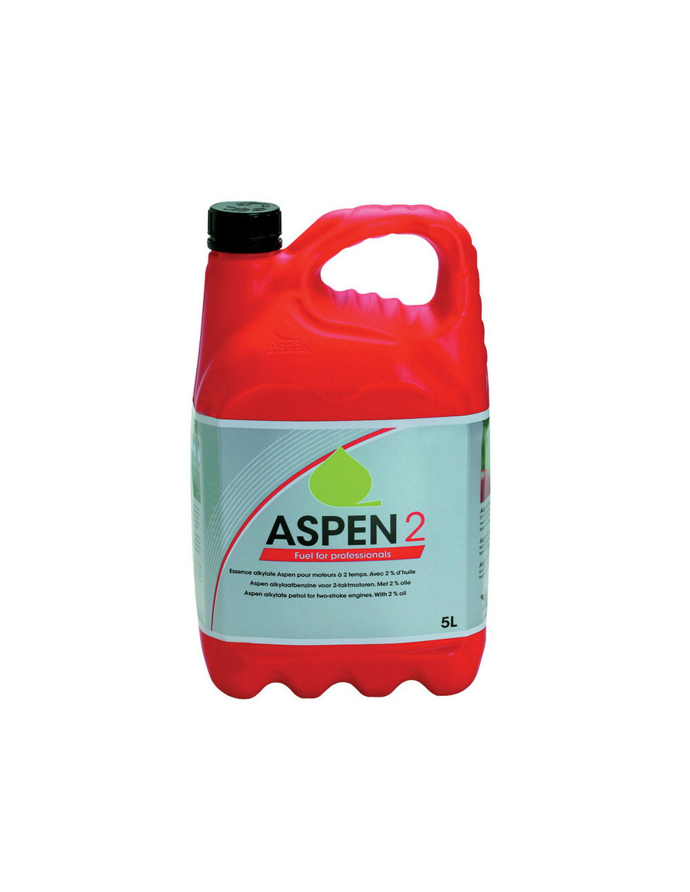 Carburant aspen 2 frt (full range technology) 5 litres pour moteurs 2 temps prêt à l'emploi avec 2%