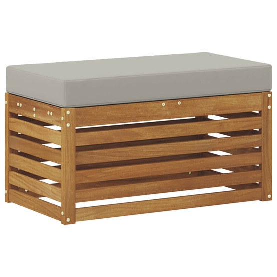 Banc de jardin bois d'acacia massif naturel