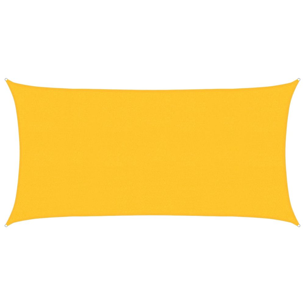 Voile d'ombrage 160 g/m² jaune 2x4 m pehd