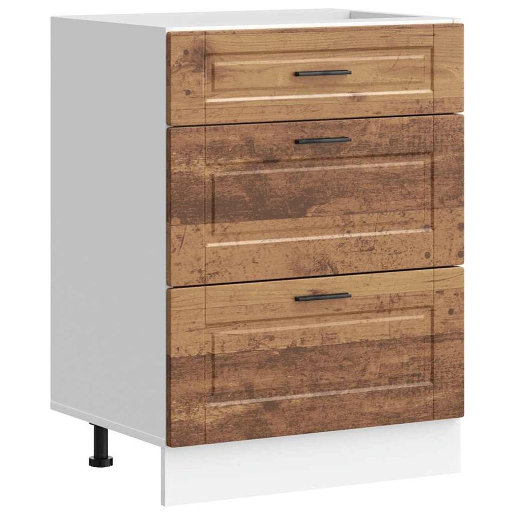 Armoire de cuisine porto vieux bois bois d'ingénierie