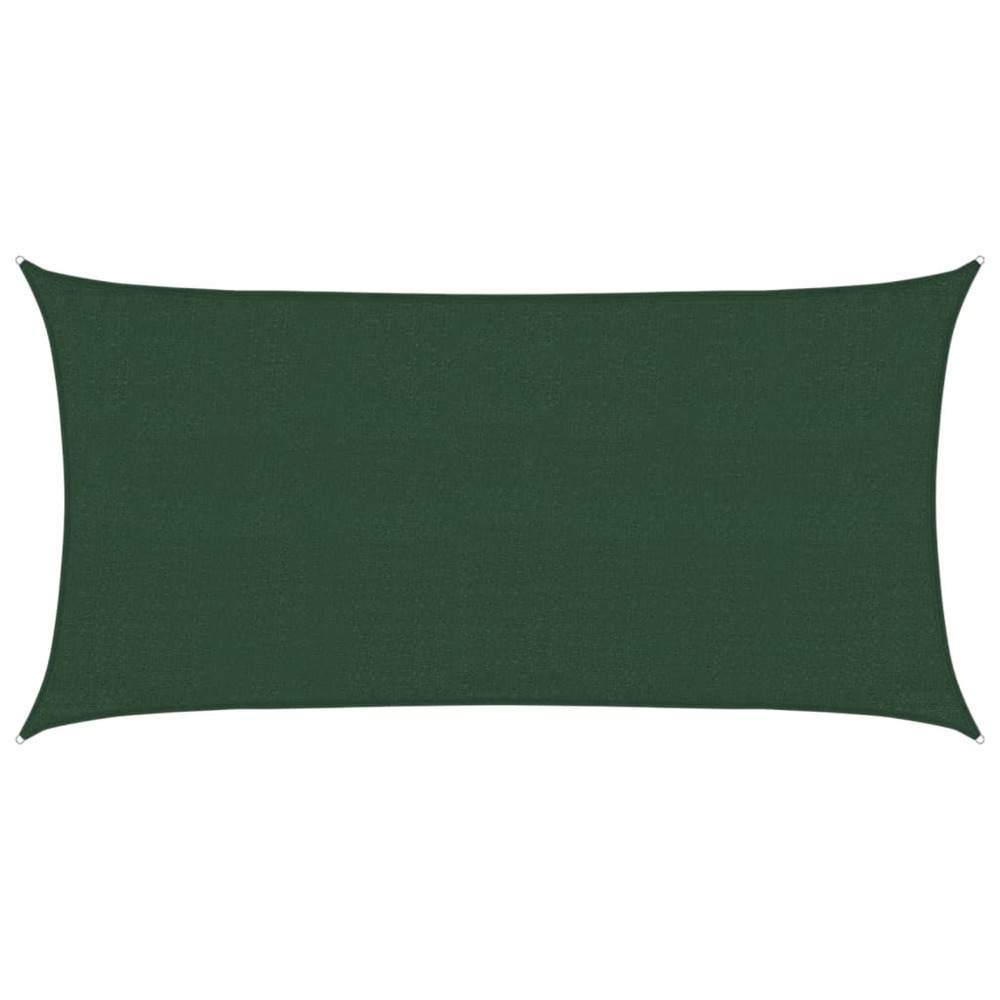 Voile d'ombrage 160 g/m² vert foncé 3x6 m pehd