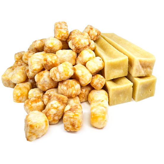 Mini-Box Duo : 4 Cheese Bones XLarge (550g) + 300g de Croustillants au fromage, Friandises pour grand ghien (20-25kg)
