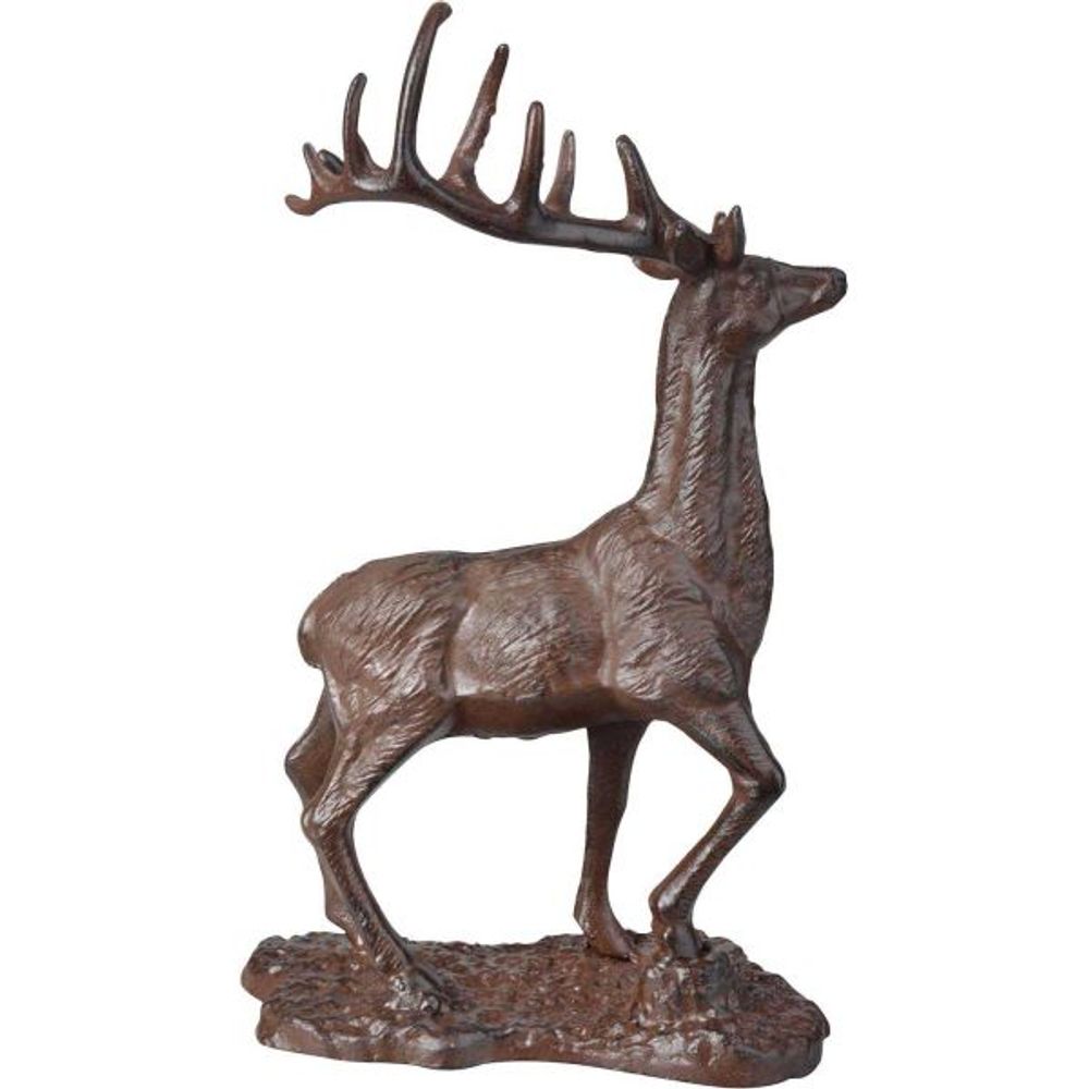 Cerf décoratif en fonte 20 x 13 x 32 cm