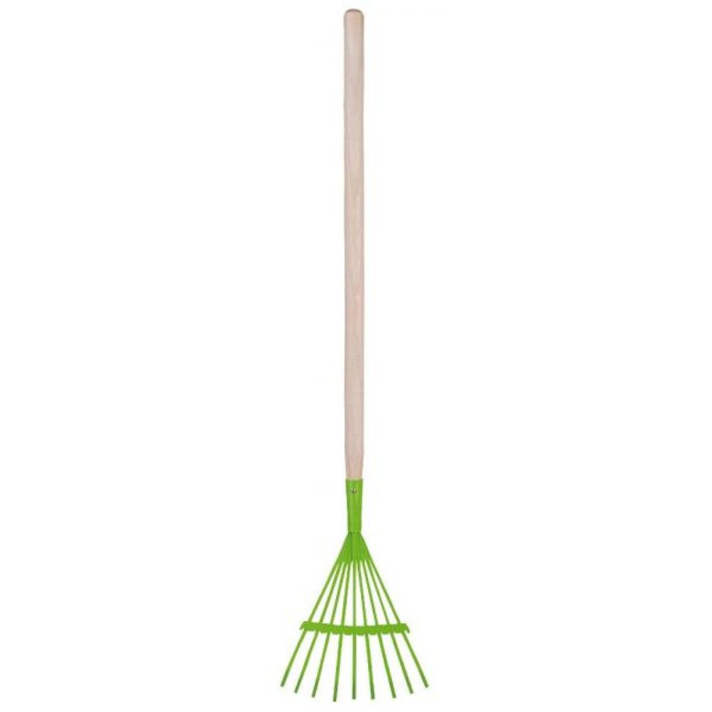 Outil de jardin pour enfant manche en bois râteau à feuilles