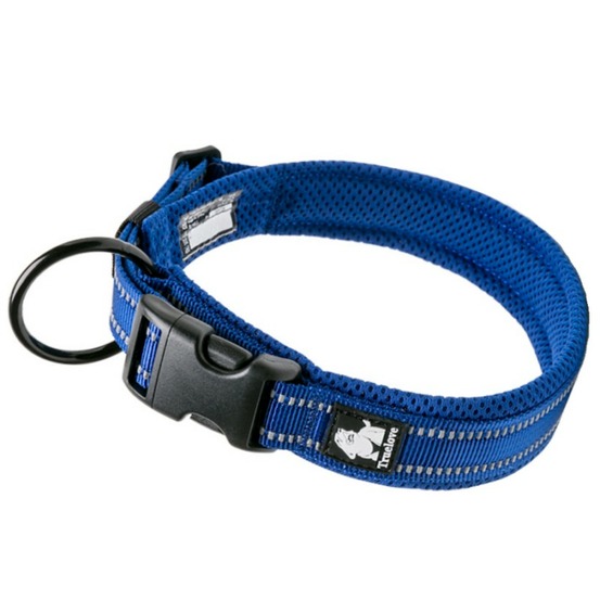 Collier chien flex - M : 40 - 45 cm - Bleu royal