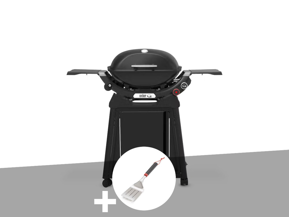 Barbecue à gaz q 2800n+ chariot noir + spatule