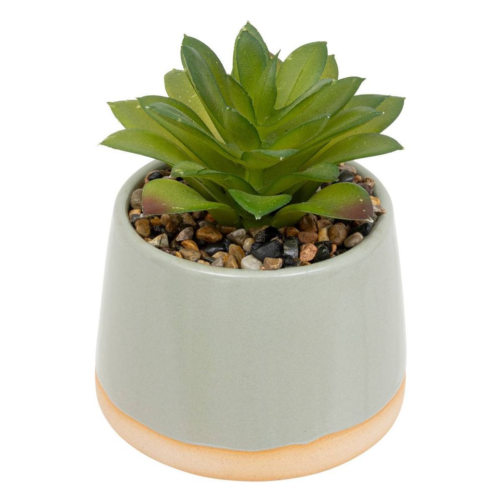 Plante artificielle pot céramique h12cm