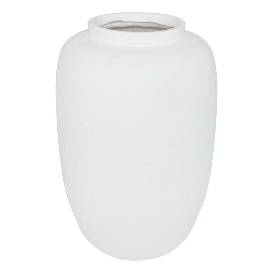 Vase elene 29,5x29,5x45,5cm blanc
