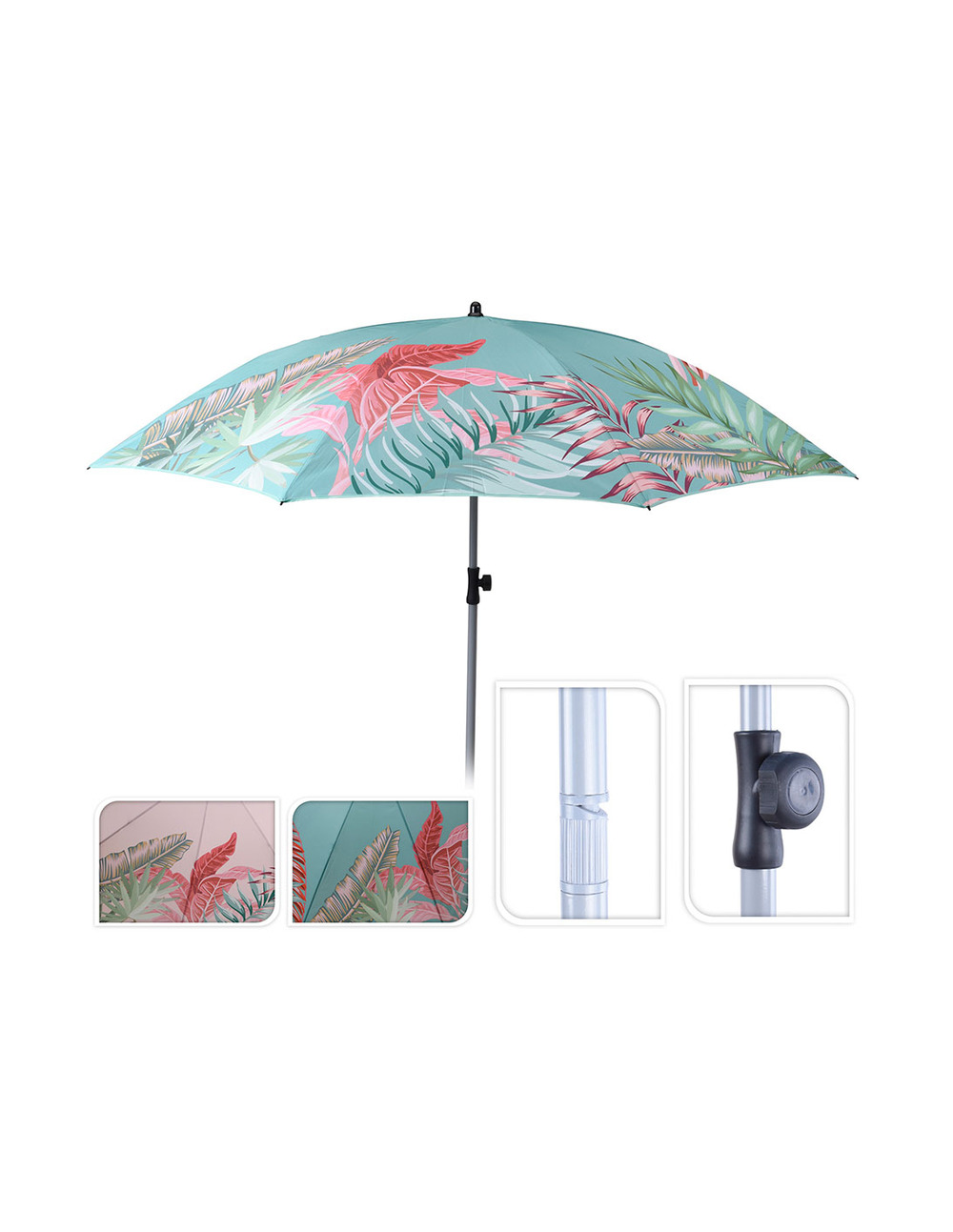 Parasol réglable ø160cm modèle animalier couleurs assorties