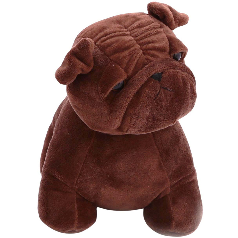 Bloque porte en tissu charpey 21x25 cm marron