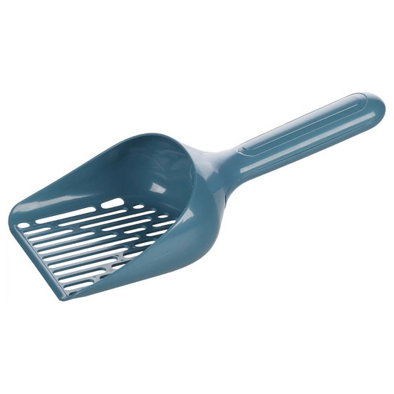 Pelle à litière xl bleu pour litière agglomérante pour chat