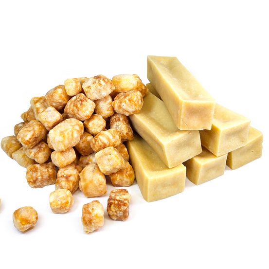 Family Box Duo : 6 Cheese Bones XXL (1kg) + 300g de Croustillants au fromage, Friandises pour très grand chien (+25kg)