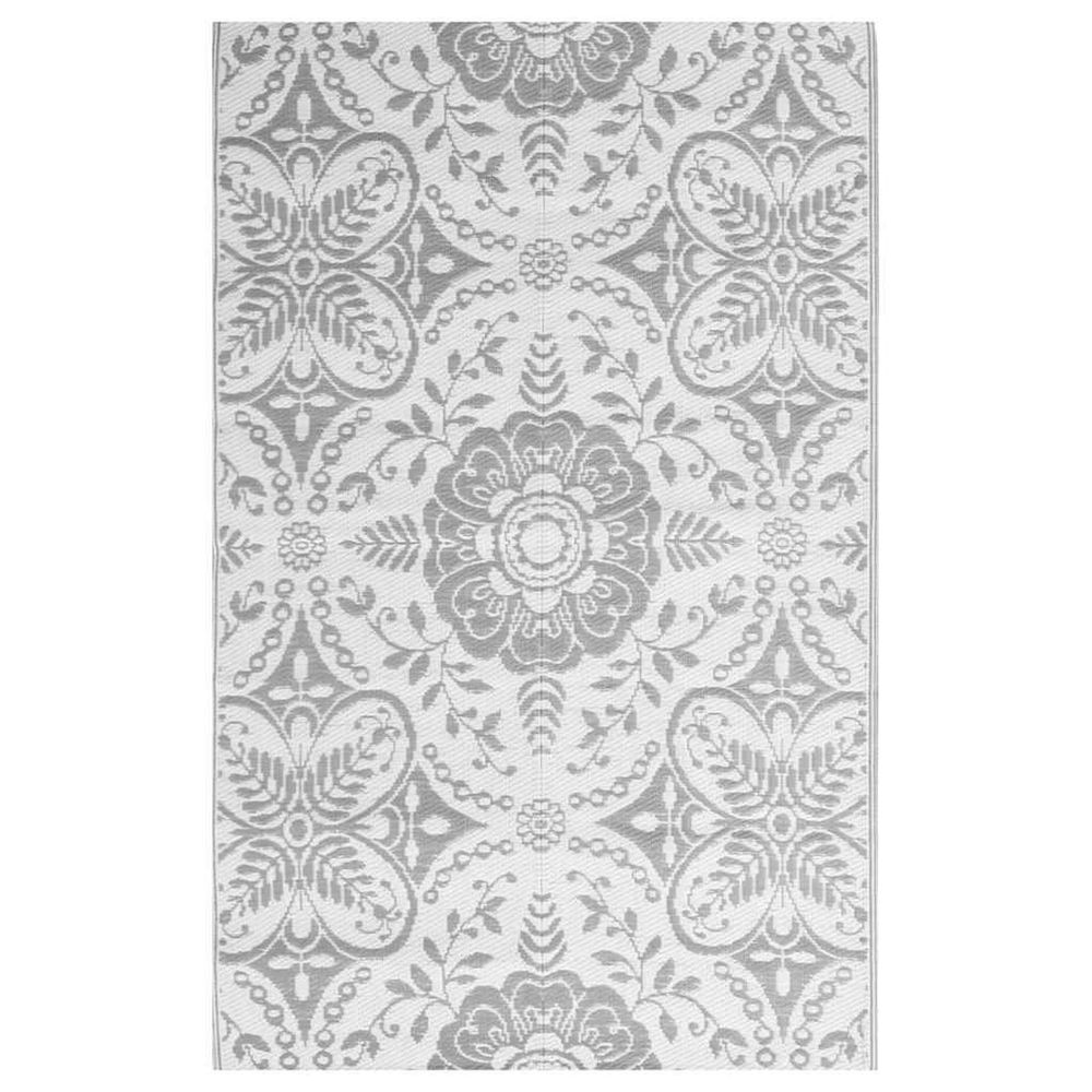 Tapis d'extérieur arakil gris clair 140 x 200 cm pp