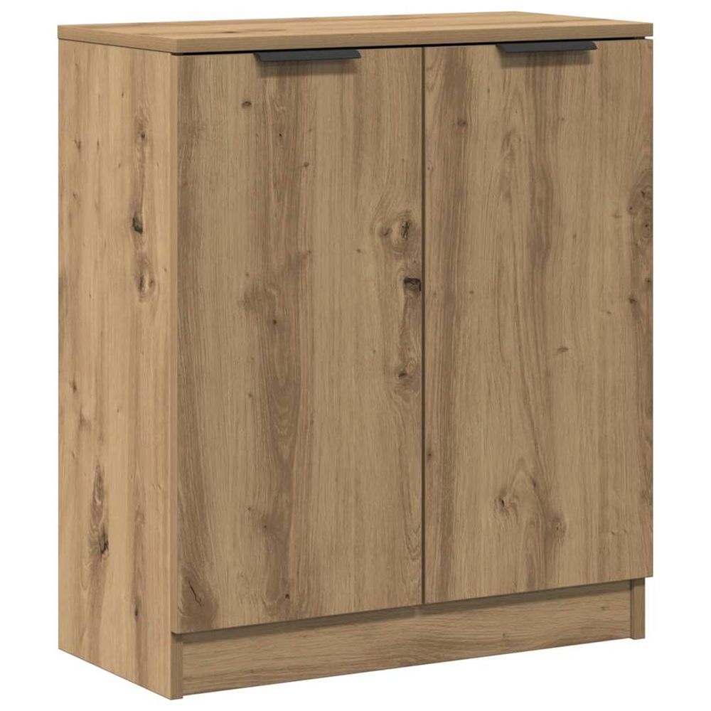 Buffet chêne artisanal 60x30x70 cm bois d'ingénierie