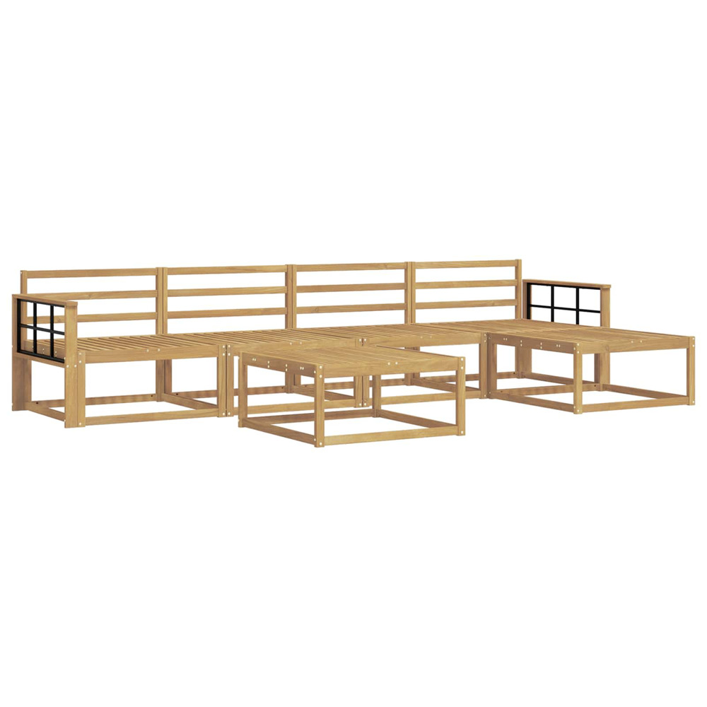 Ensemble de canapés d'extérieur 6 pcs blanc 79 x 79 x 37 cm