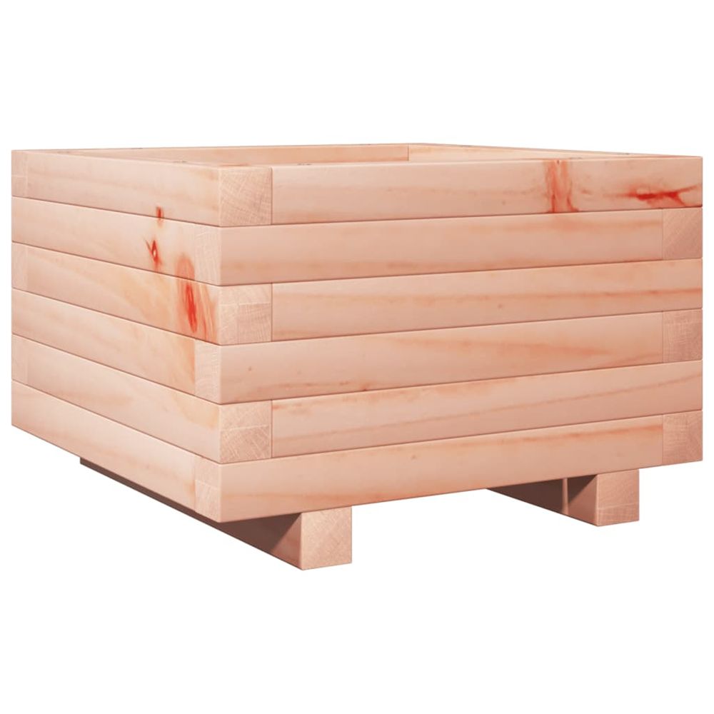 Jardinière d'extérieur 40x40x26,5 cm bois massif douglas
