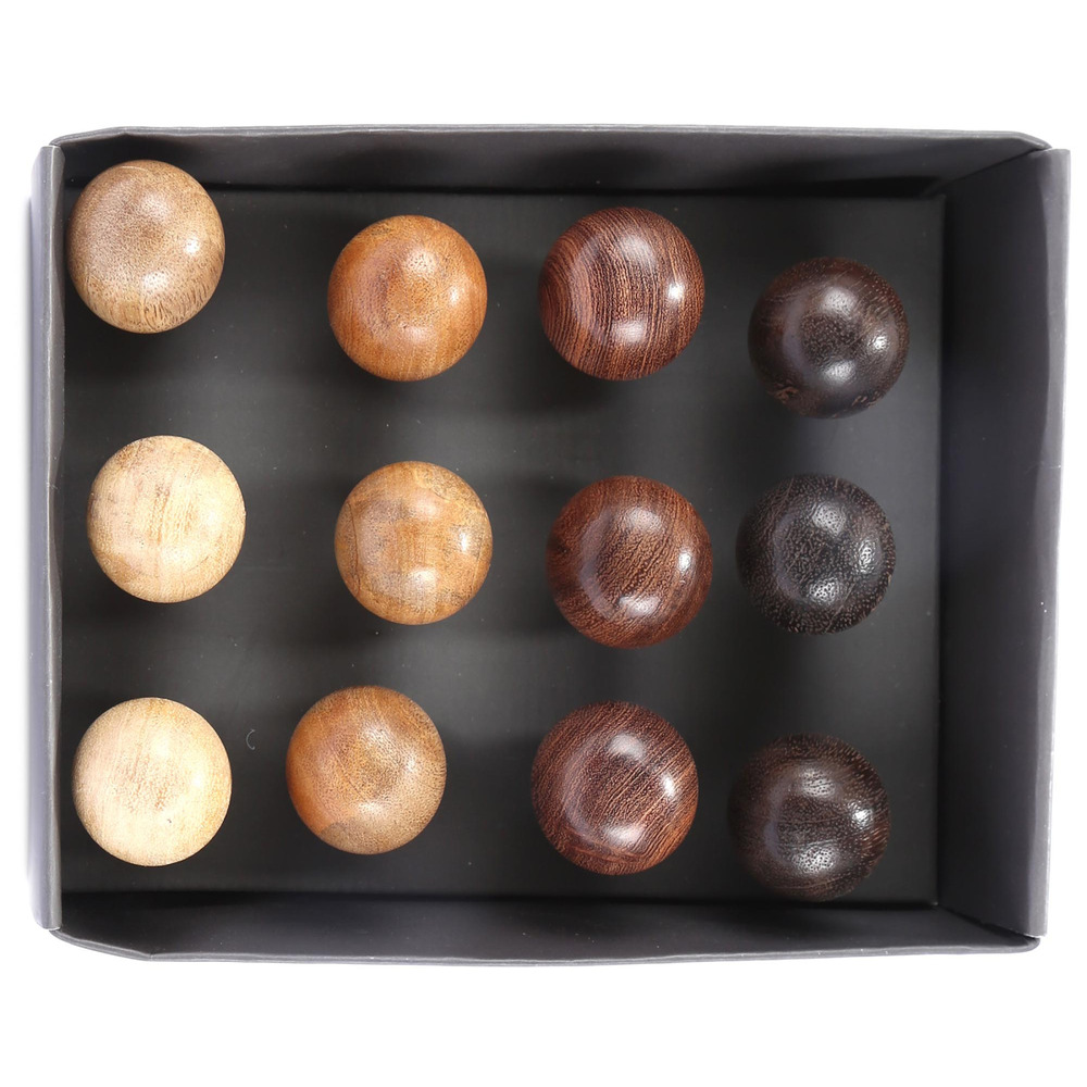 Boutons de porte en manguier (lot de 12)