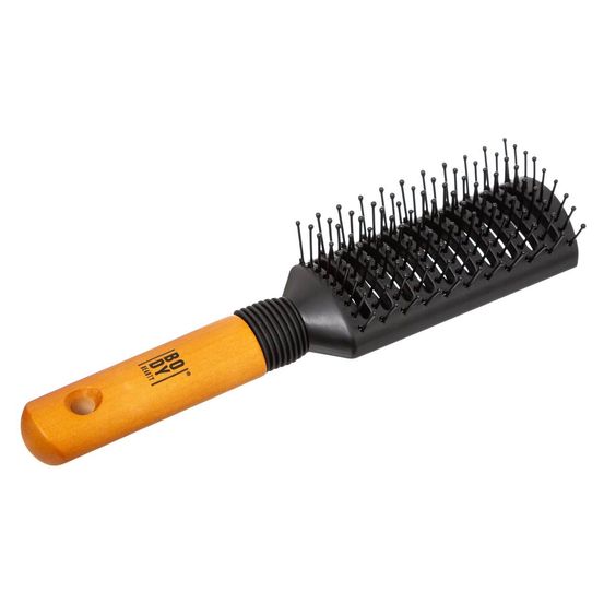 5five - brosse rectangulaire avec manche display noir en bois