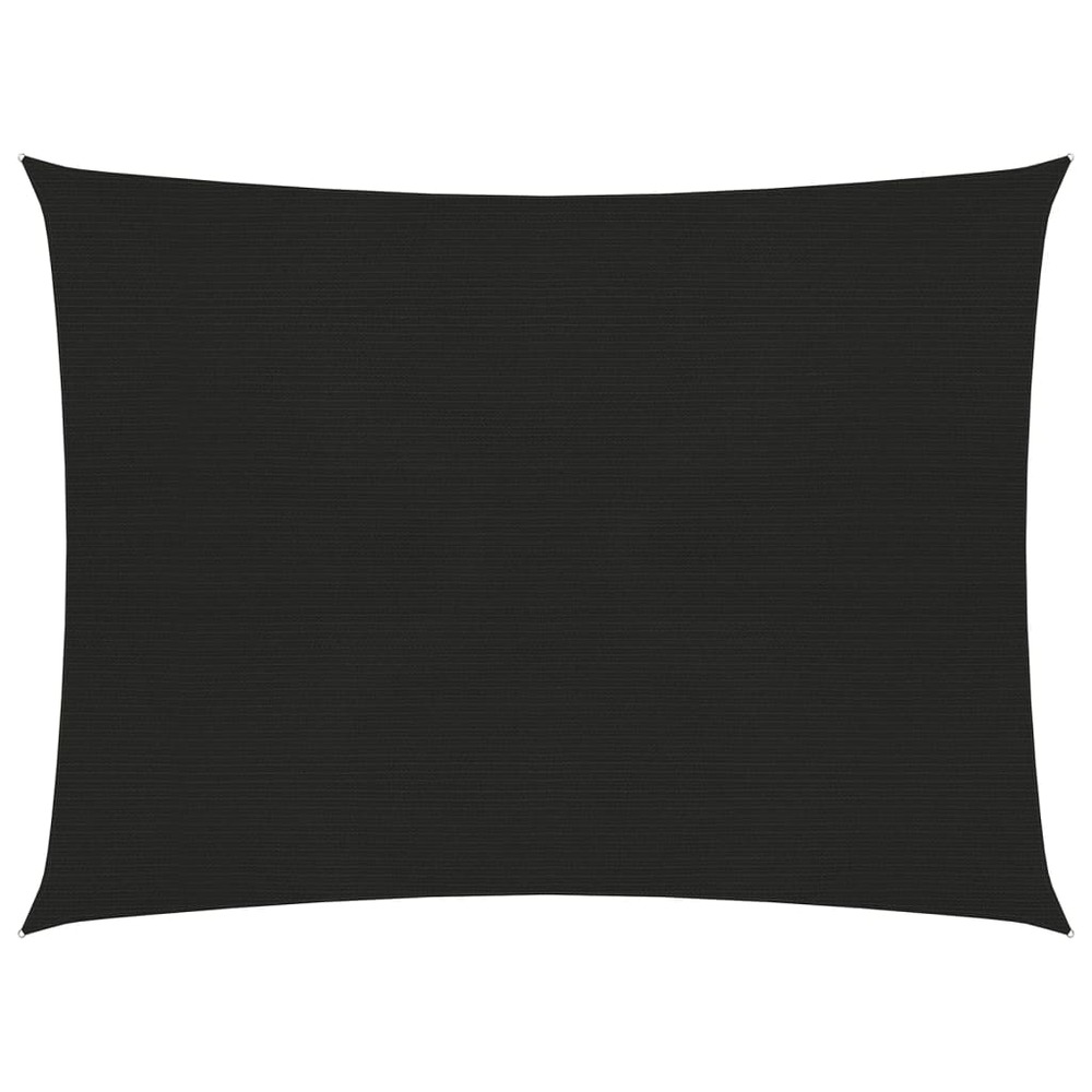Voile d'ombrage 160 g/m² noir 2 x 3,5 m pehd