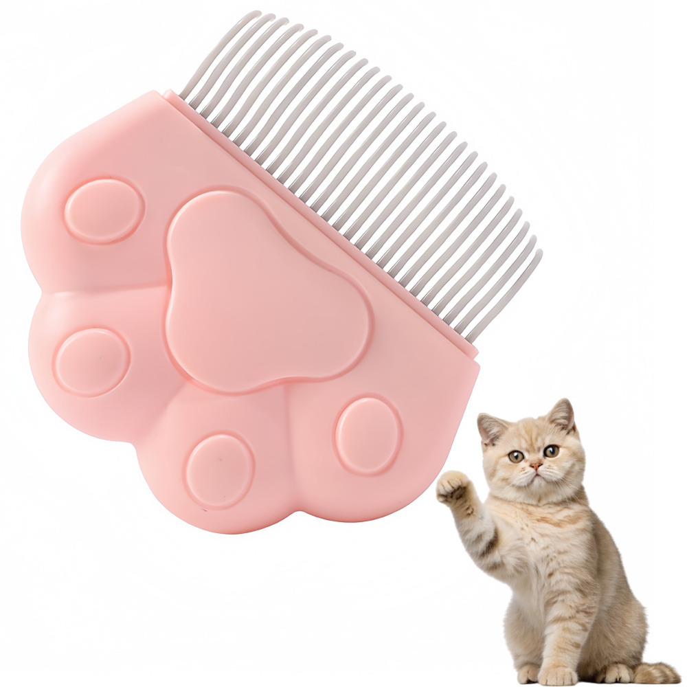 Peigne pour chat animal de compagnie rose