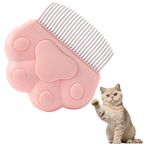 Peigne pour chat animal de compagnie rose