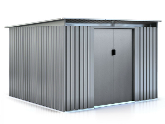 Abri de jardin métal toit plat