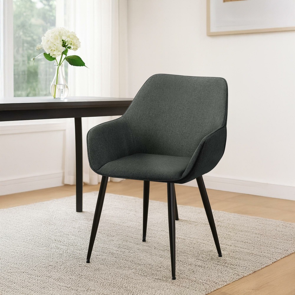 Chaise de salle à manger tissu vessa