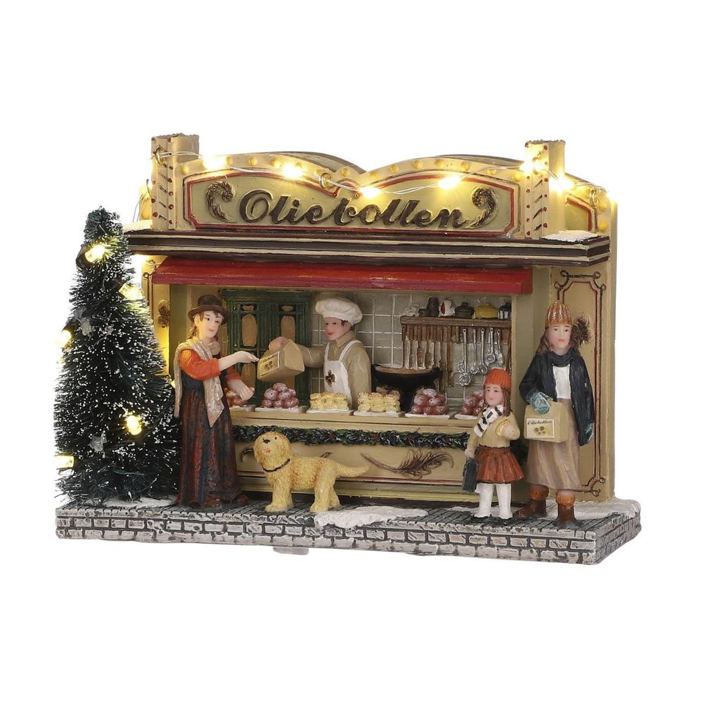 Village de noël luville originals h11.5x6cm - multicolores