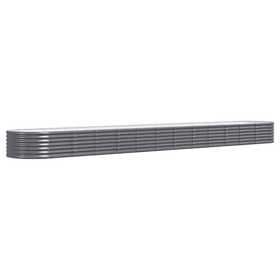 Lit surélevé de jardin acier galvanisé anthracite