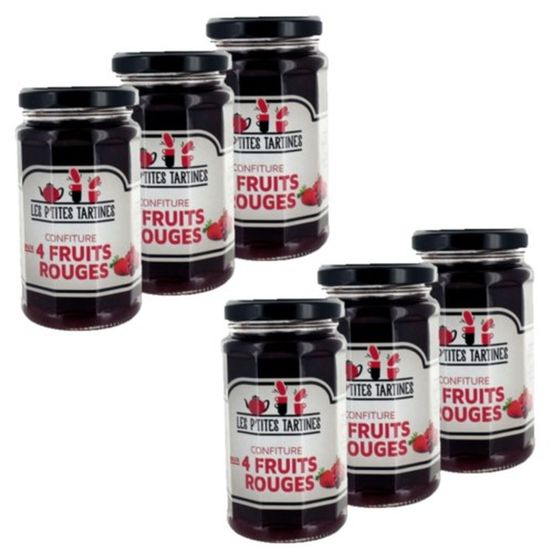 Confiture aux 4 fruits rouges - les p'tites tartines
