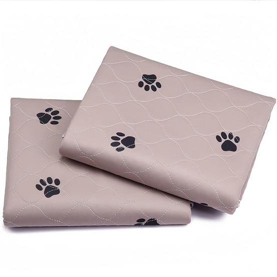 Coussinet urinaire pour chien:4 couches en polyester souple anti-fuite réutilisable grand format lavable 70cm x 100cm