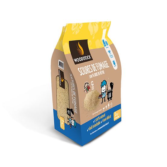 Sciures de fumage woodstock - sac de 1kg