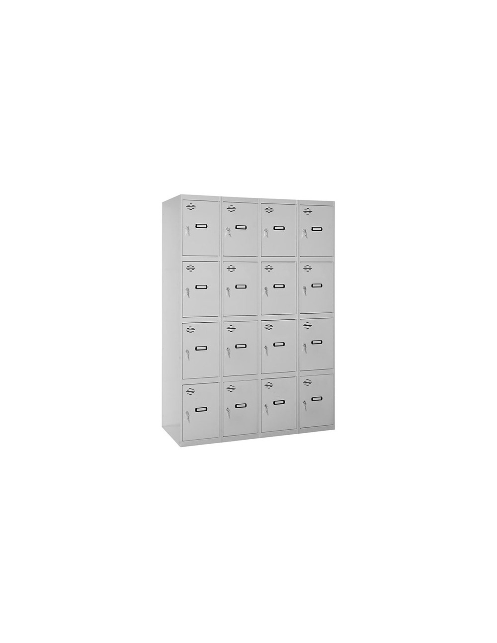 Casier-armoire simonlocker desm. 4 portes 4/16 400 (1600) gri gris taquilla 1800x1600x500 - simonrack