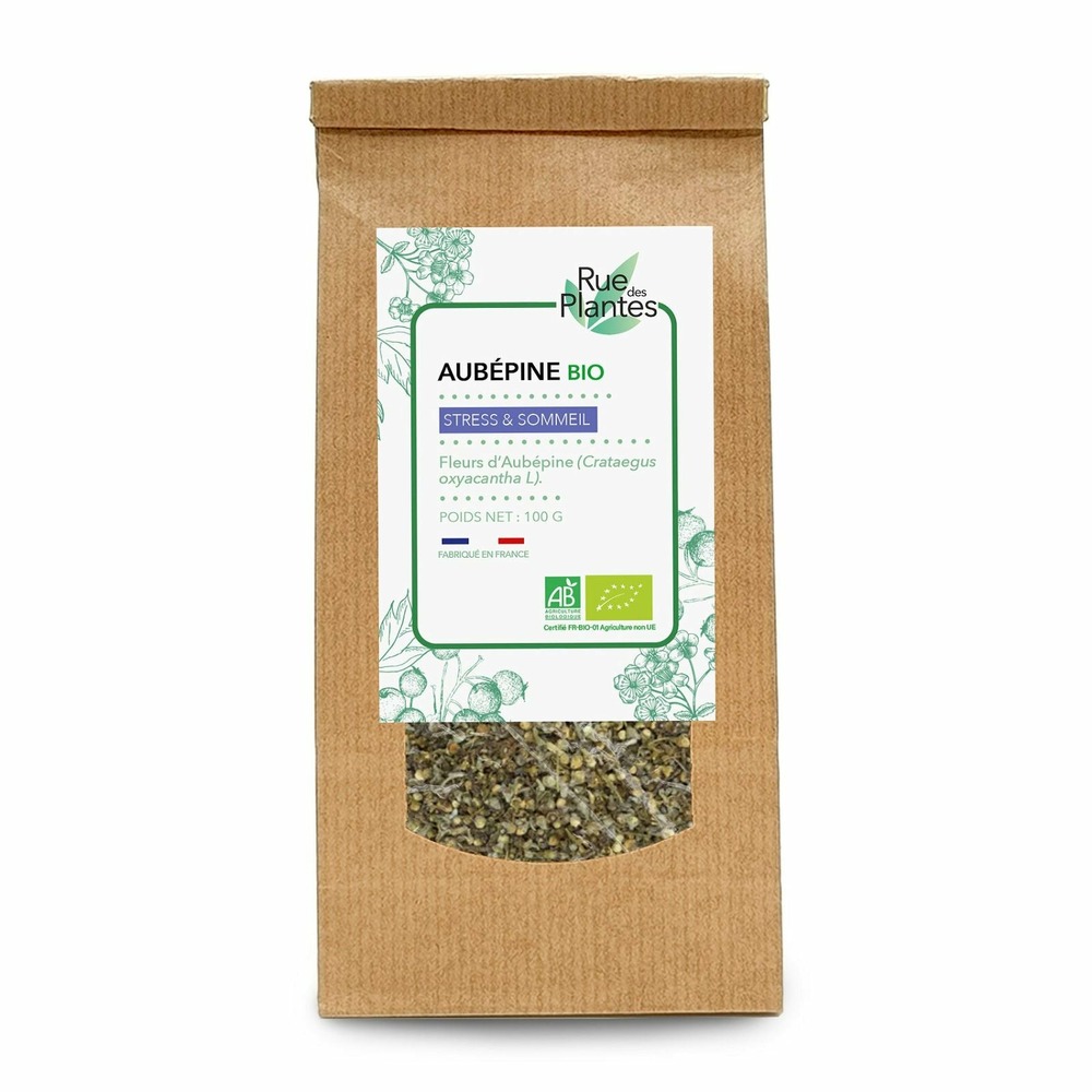 Aubépine sommités fleuries bio tisane 100 g