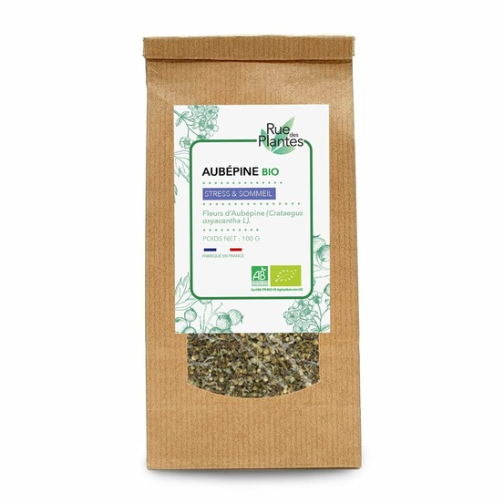 Aubépine sommités fleuries bio tisane 100 g
