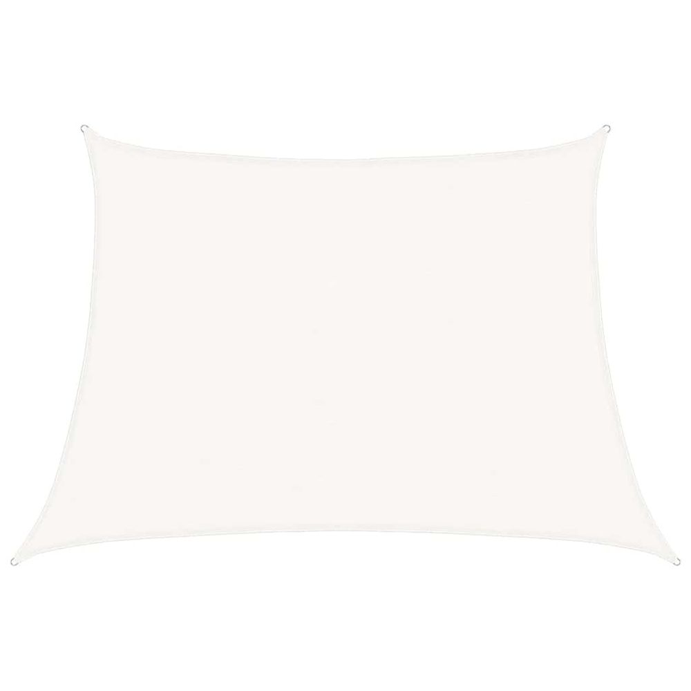 Voile d'ombrage 160 g/m² blanc 4/5x3 m pehd