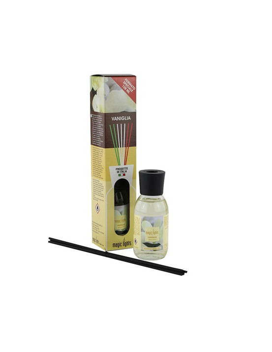 Diffuseur de parfum mikado vanille 125ml magic lights