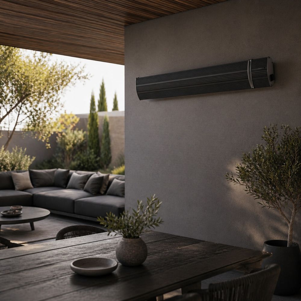 Radiateur infrarouge en ceramique sined 1500w black heat 1500