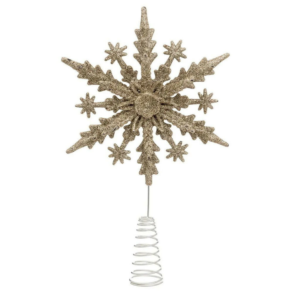 Cimier de sapin pailleté 