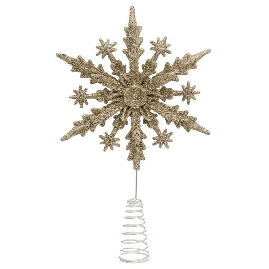 Cimier de sapin pailleté