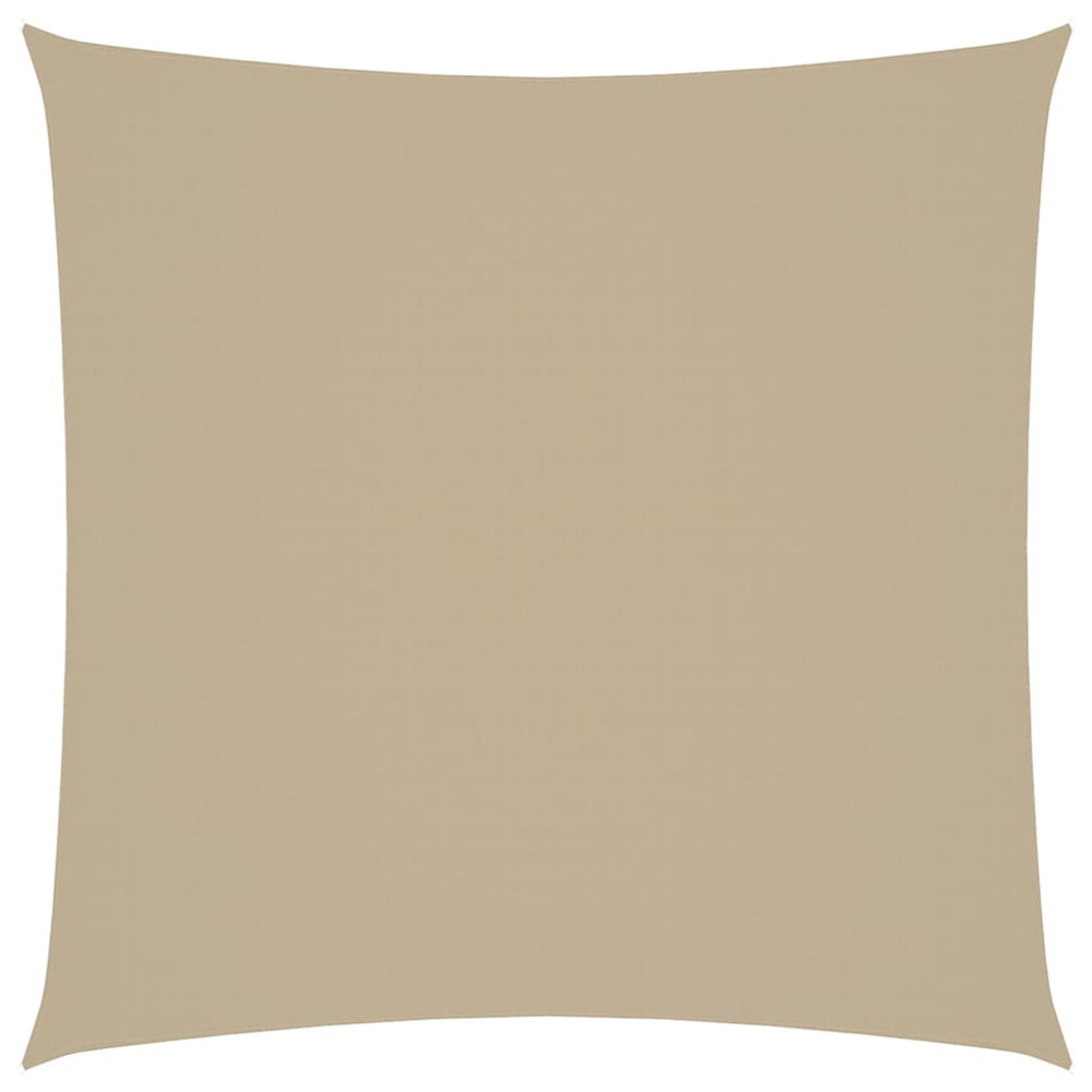 Voile de parasol tissu oxford carré 4,5x4,5 m beige