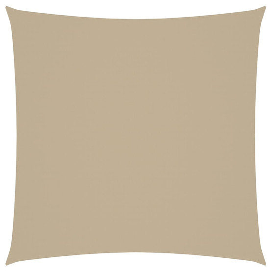 Voile de parasol tissu oxford carré 4,5x4,5 m beige