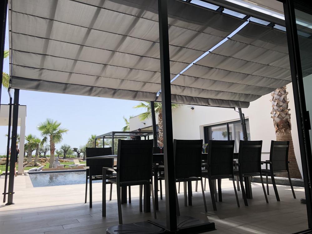 Rideau sous toit pour stockholm 1/2 toile