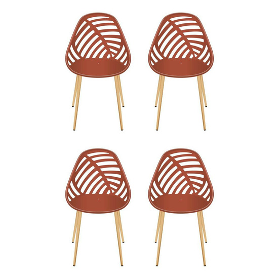 Lot de 4 chaises de jardin