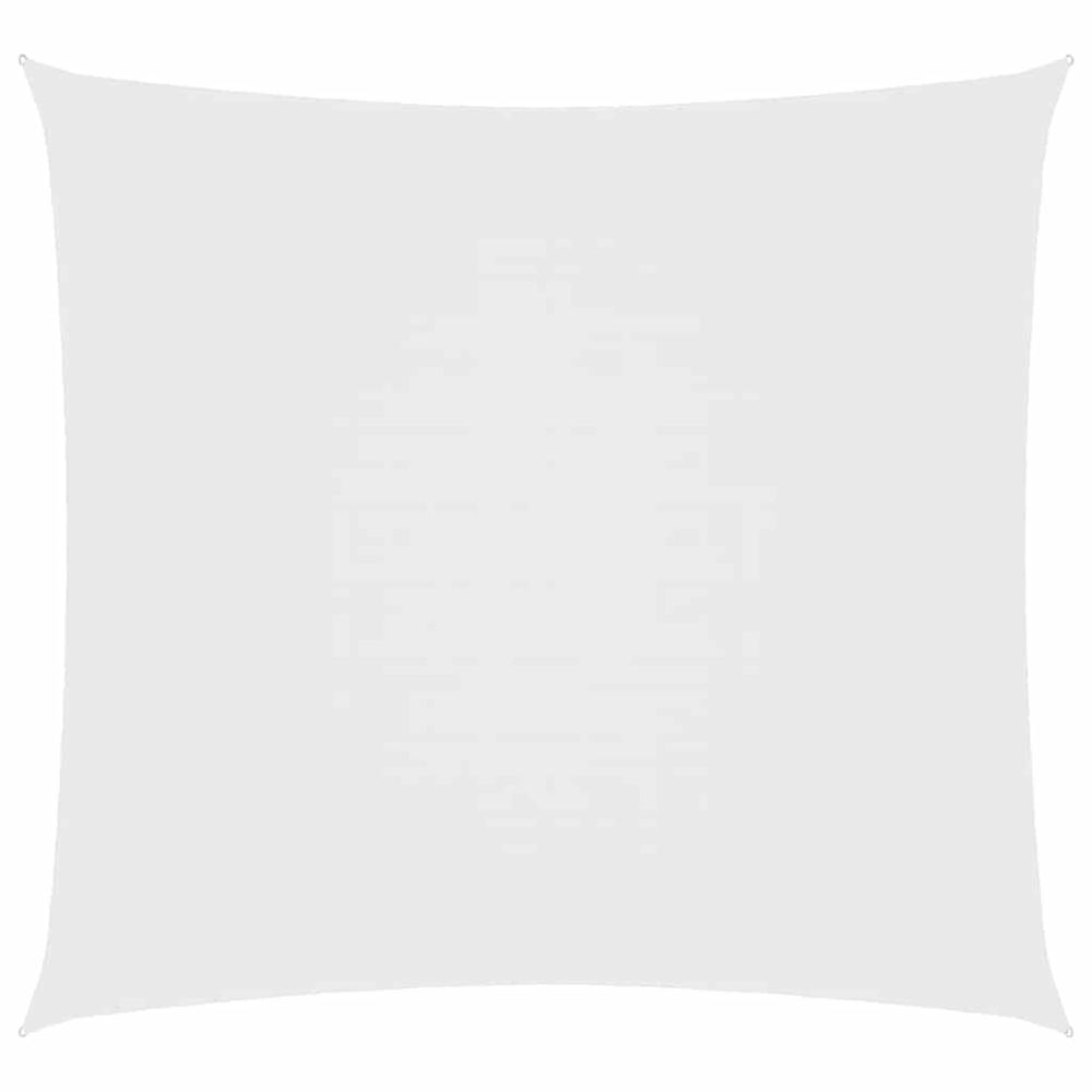 Voile de parasol tissu oxford carré 6x6 m blanc
