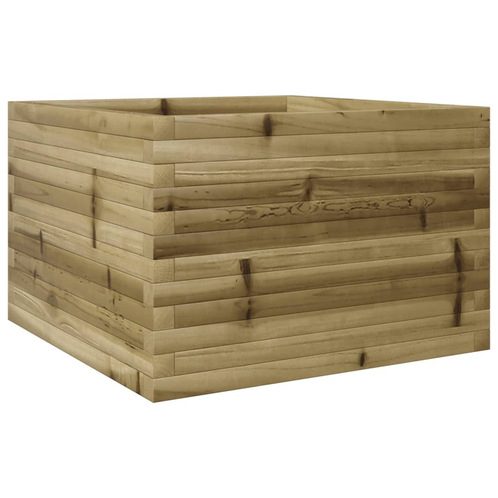 Jardinière d'extérieur 70x70x45,5 cm bois de pin imprégné
