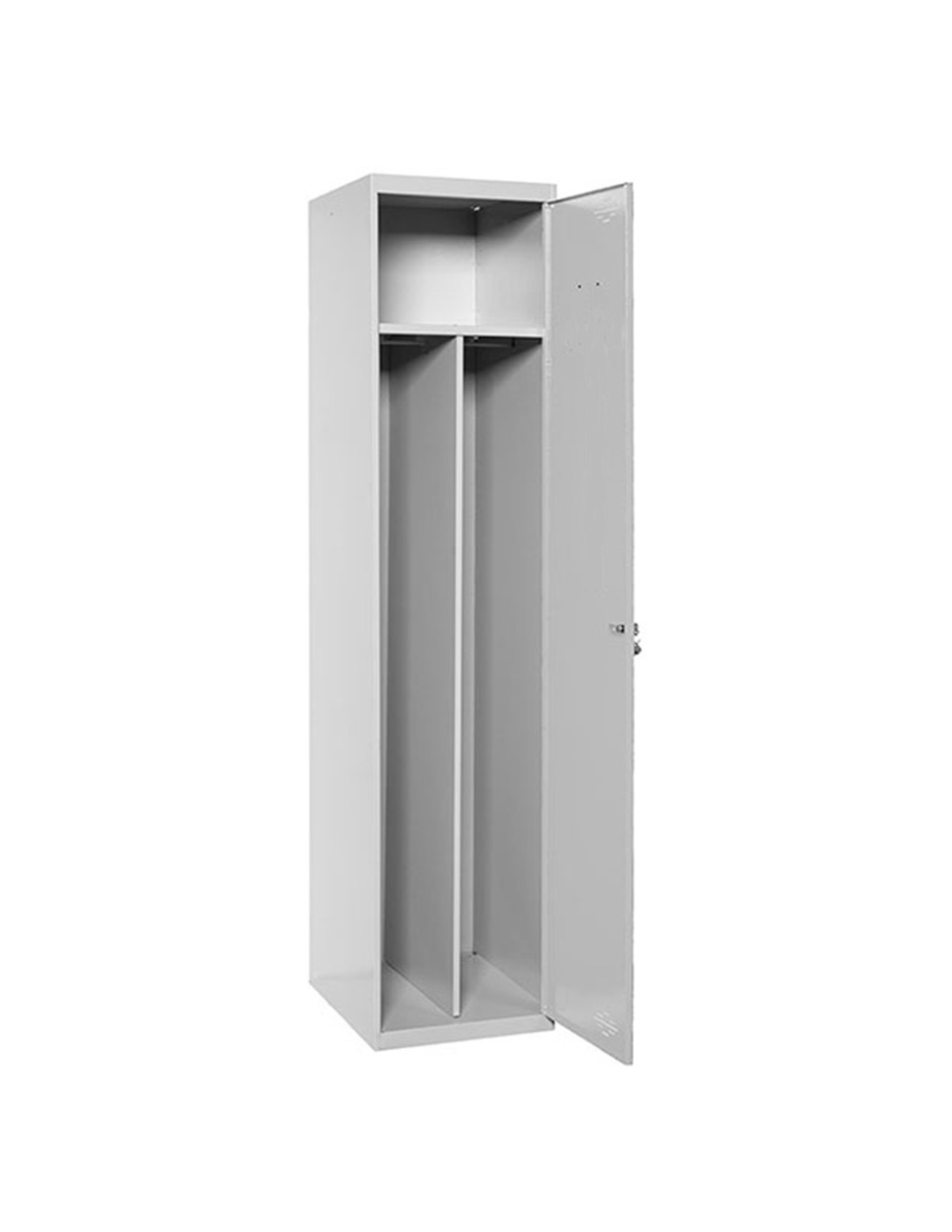 Casier-armoire simonlocker prof.dism.single-div 1/1 500 ini gris gris taquilla 1800x500x500 - simonrack