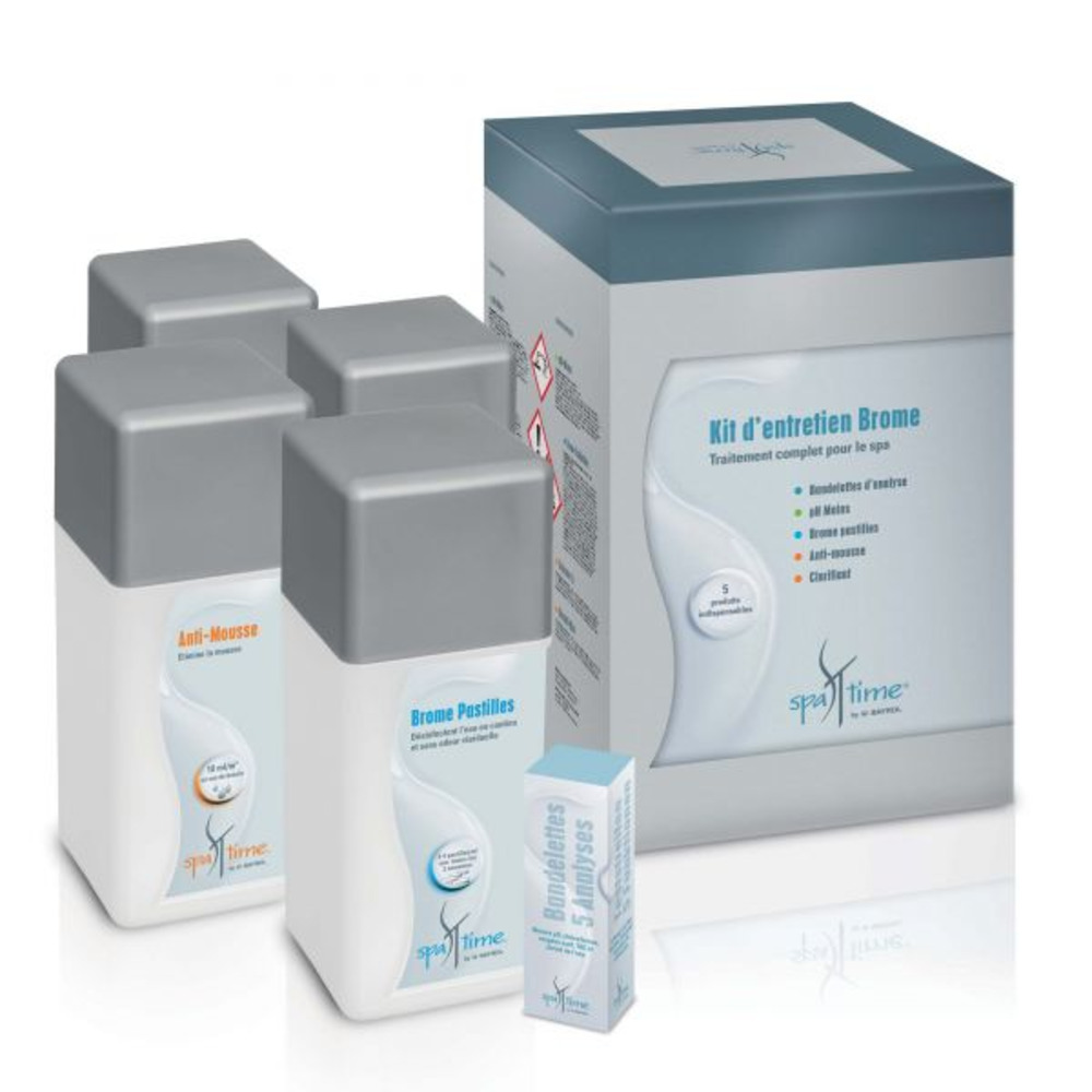 Kit complet de produits pour le traitement au brome - kit brome spa