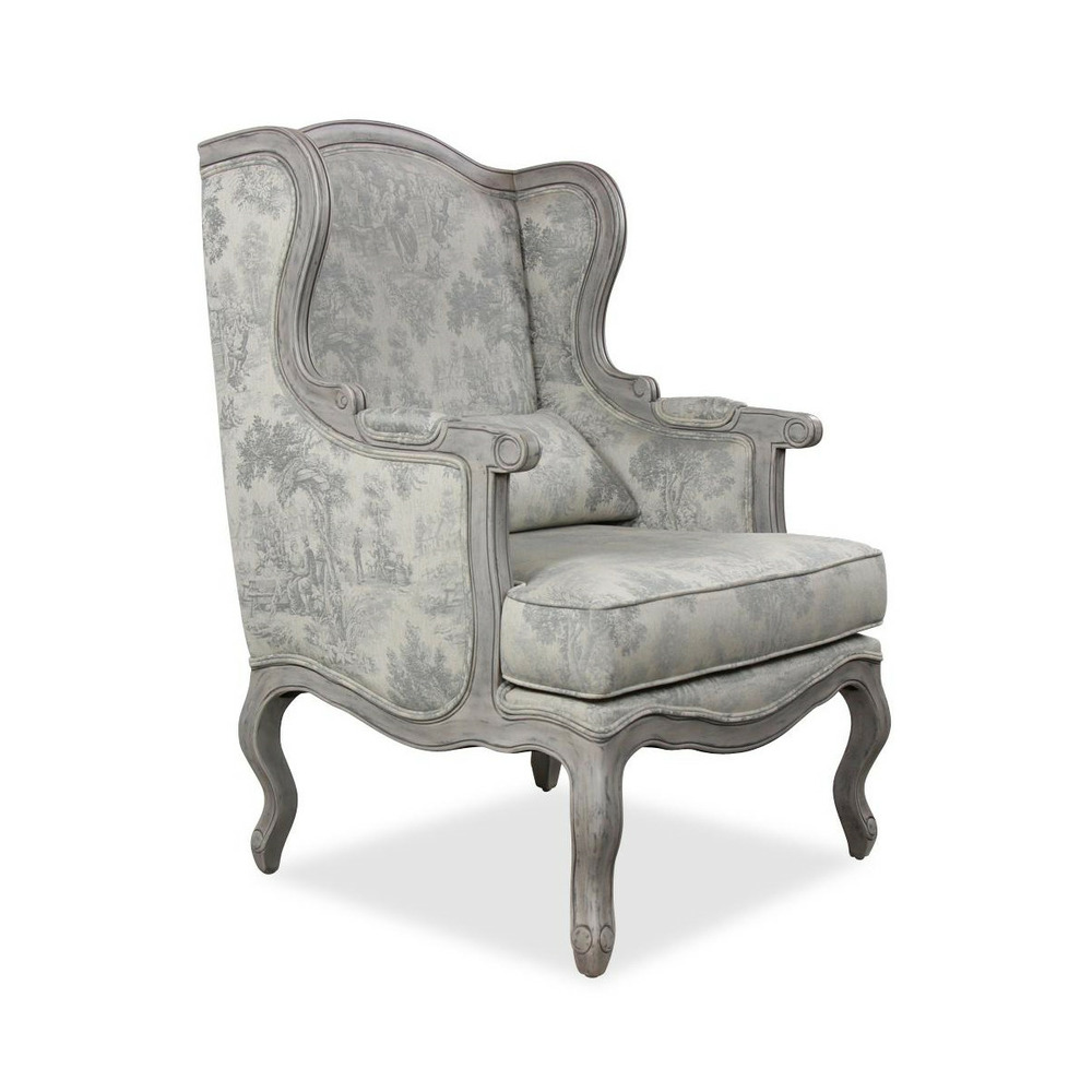 Fauteuil bois gris - les étoffes interior's